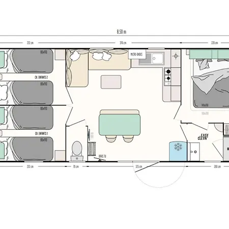 Le Muscat - Pour 5 - Tv - Clim Tatil Evi Boofzheim